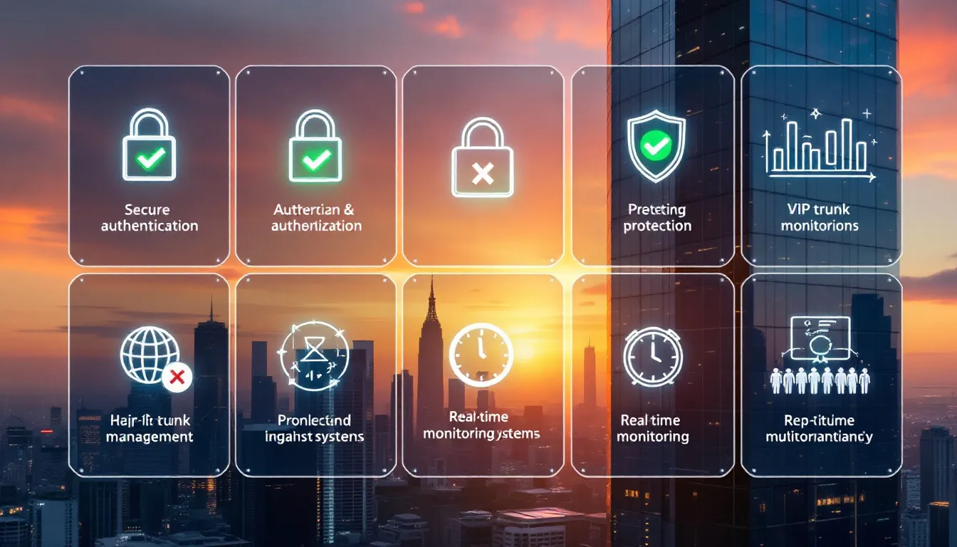 Best practices for maintaining secure SIP trunks.