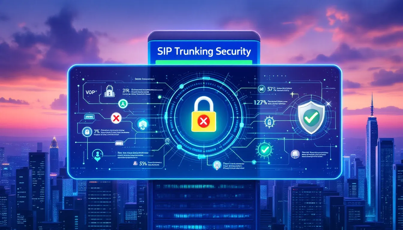 An overview of SIP trunking security concepts.